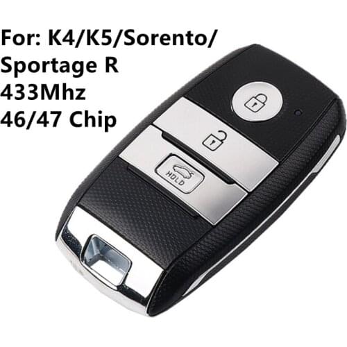 XIEAILI OEM 3Button Keyless Entry Smart Key For Kia K4/K5/Sorento/Sportage R 433Mhz 46/47 Chip K133