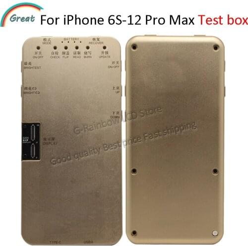 16 in 1 LCD Display Tester Box For iPhone 12Pro Max 12 Mini 11 Pro XS 8 7 6S Plus Programmer 3D Touch Testing True Tone DL S200