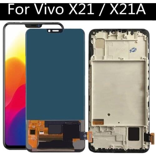 6.28" TFT LCD NO fingerprint For vivo X21 X21A X21UD X21UDA LCD Display +Touch Screen Digitizer Glass Lens Assembly Replacement