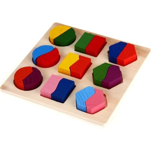 5 pack Wooden Puzzle Games Educational Toy for Baby Child