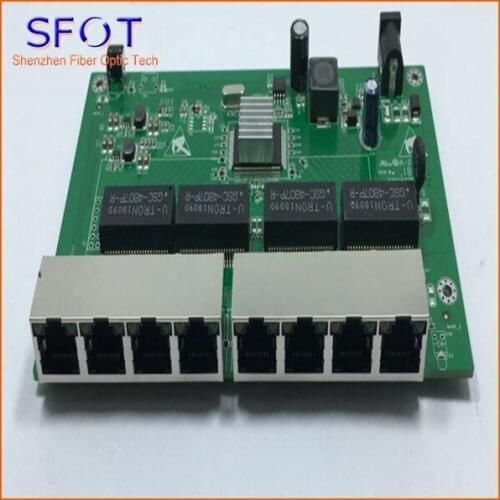 8 ports 10/100/1000M reverse poe smart switch, with Web management, Vlan