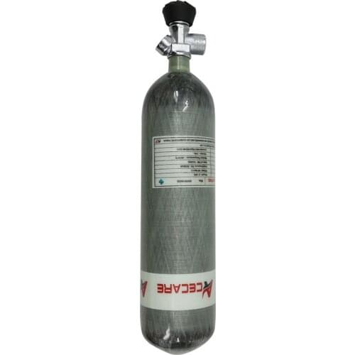 Aceare 3L CE Paintball Pistol Carbon Fiber Cylinder Compressed Air Tank with Valve Drop Shipping