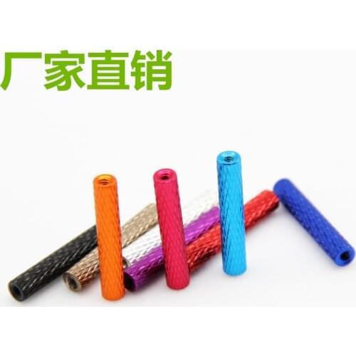 10pcs M3 Aluminum Column 25mm 30mm 35mm Round Aluminum Alloy Pillar Standoff Spacer Fastener Anti-slip for RC