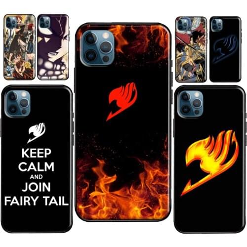 Fairy Tail Logo Case For iPhone XR X XS Max SE 2020 6S 8 7 Plus Coque For iPhone 12 mini 11 Pro Max