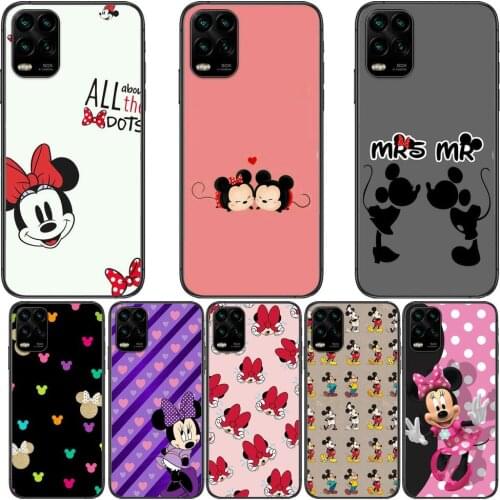 Disney phone case soft quality apple cartoon Phone Case For XiaoMi Redmi Note 10 9 9S 8 7 6 5 A Pro T Y1 Black Cover Silicone Ba