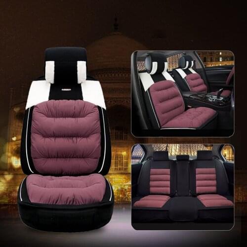 Car seat cover plush winter warm for auto Toyota Corolla Camry Rav4 Auris Prius Yalis Avensis SUV auto accessories car styling