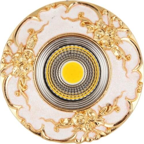 European LED Ceiling Lamp Spotlight Living Room COB American Downlight Bedroom Cat Eye Lamp Background Wall Ceiling Hole Lights