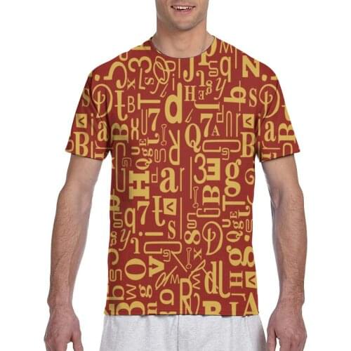 Funny Letters And Numbers T shirt Man T-shirt 2020 Summer Round Neck Tshirts Tee Shirts Men Streetwear T-shirts Short Sleeve