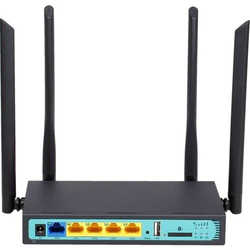 HUASIFEI 4G wireless router LTE industrial wireless router 300Mbps 3G4G wireless CPE Wifi with SIM card slot and 4 external