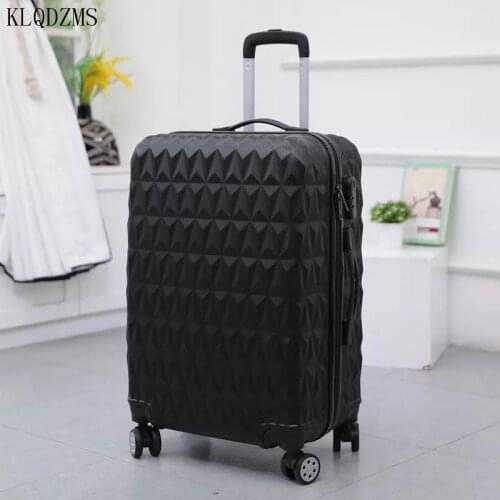 KLQDZMS Fashion Retro 20/24/28 inch Rolling Luggage Spinner Men Travel Bags Women Trolley Suitcase Wheels