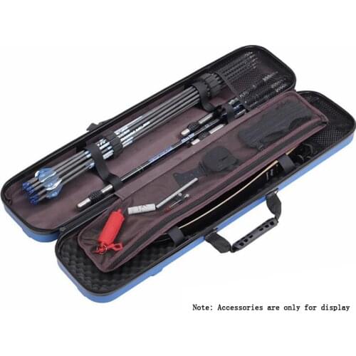 90*20*13cm Archery Recurve Bow Box Large Capacity High Quality ABS for Archery Accessory Hunting Shooting