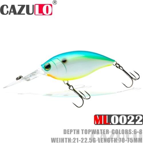 Crankbait Fishing Lures Accesorios Isca Artificial Weight 21-22.5g Floating Topwater Bait Wobblers Pesca Pike Fish Tackle Leurre