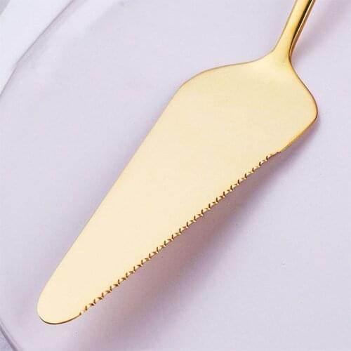 1PC Colorful Stainless Steel Serrated Edge Blade Cutter Pie Pizza Server Cake Cutter Cake Holder Spatula Baking Kitchen Tools