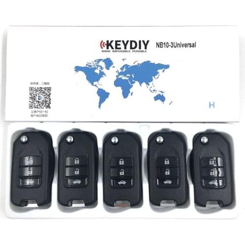 5PCS Multi-functional Universal Remote Key for KD900+ URG200 KD-X2 NB-Series KEYDIY NB10-3/ NB10-4 KD remote key NB series