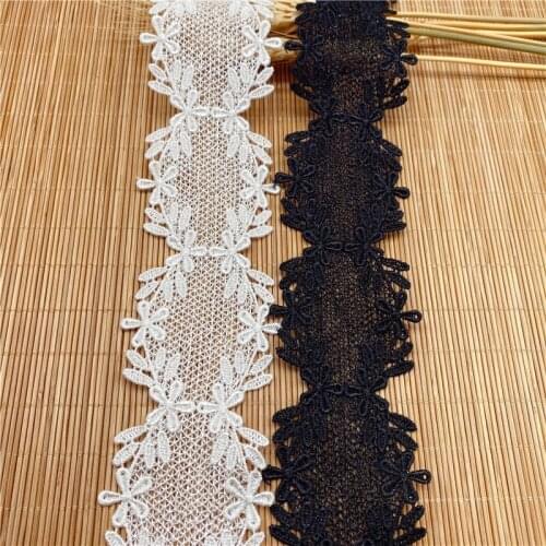 15Yd New Product Polyester Lace Womens Dress Trims Skirt Accessories Neckline Accessories Garment Lace Fabric Embroidery 5cm