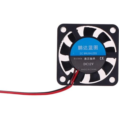 3d printer small cooling fan cooling extruder special small fan 2 wire 4010 12V