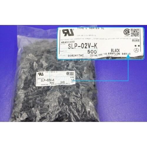 SLP-02V-K Black color HOUSINGS Connectors terminals housings 100% new and original parts