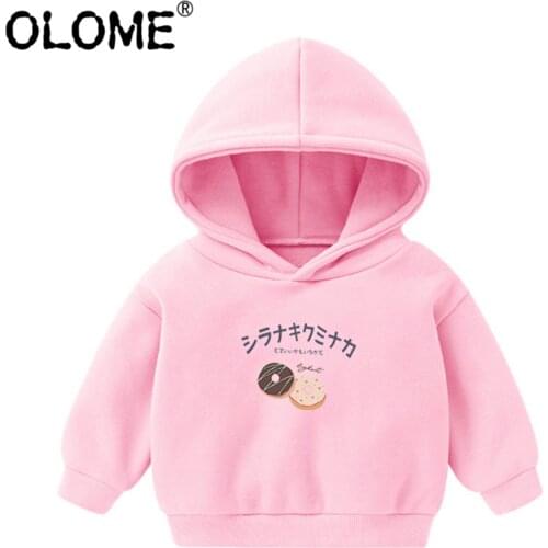 Autumn Children Sweatshirts Kids Hoodies Anime Toddler Clothes Baby Girls and Boys Hooded Top OLOME Unisex Loose Teenage Hoodies