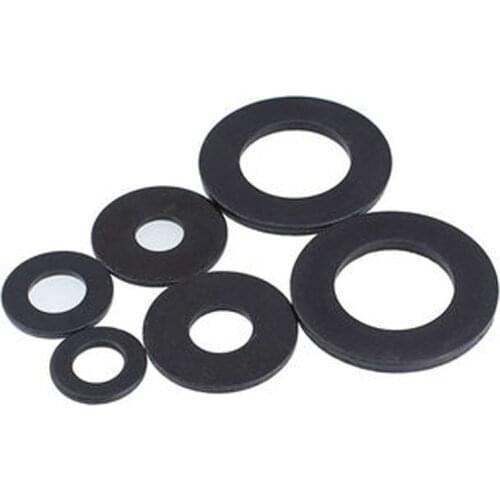 M10 M12 M14 M16-M27 Flat Washer Ultra-thin Flat Washers Gasket 8.8 Grade Black 2-4mm Thickness