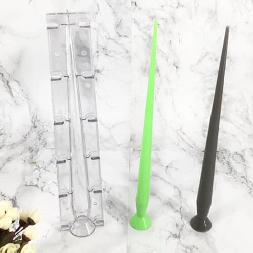 Durable Plastic Mold Clear Taper Shaped Candle Mould for Handmade Candles Soap Crafts Making Mould Tool