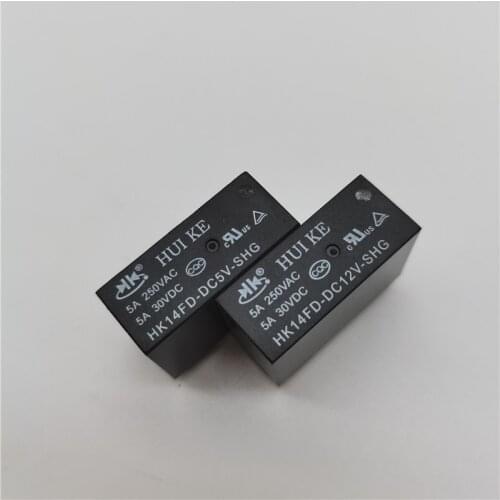 2PCS Industrial electronic circuit board DIY Hk14fd-hk14fh-dc5v-dc12v-dc24v-shg relay 8-pin 5a16a