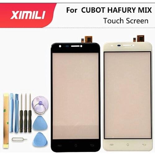 5 inch For CUBOT Hafury Mix Touch Screen Digitizer Panel Front Glass Lens Sensor For Hafury Mix TouchScreen+Tools