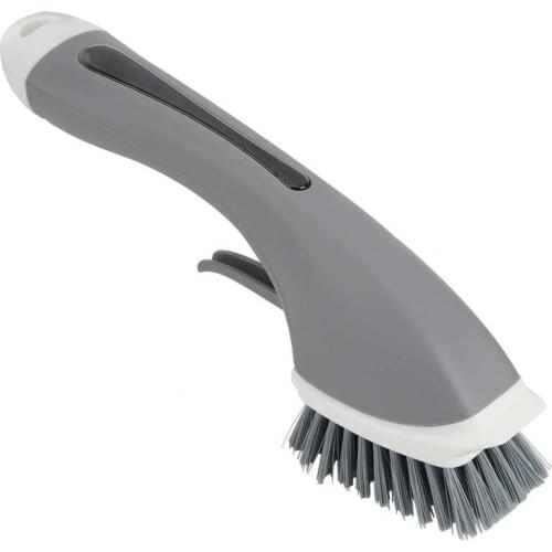 Soap Brush Easy To Operate Ergonomic Design Dish Brush Simple Pressure Sink And Dish Washing Kitchen for Scrubbing Pots Pans