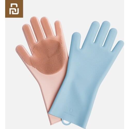 Newest Xiaomi Jotun Judy Silicone Cleaning Gloves Environmental Protection And Heat Insulation Multi-functional Gloves