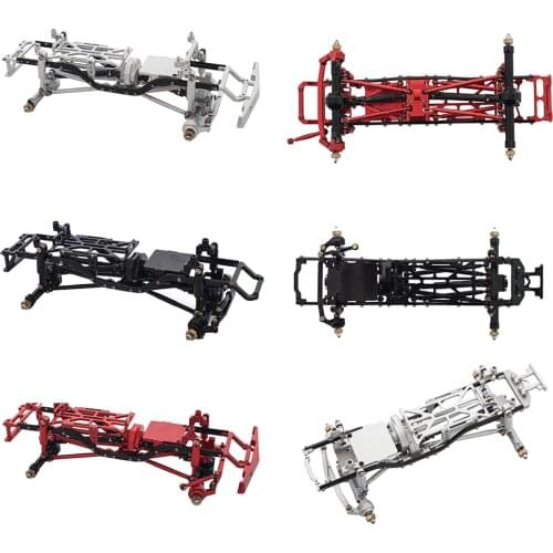 Assembled Wheelbase Chassis Frame for Axial SCX24 AXI90081 DIY Accessory