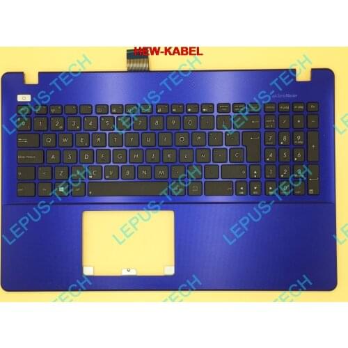 SP Spain Keyboard For ASUS X550 K550V Y582 X552E A550L Y581C F550 R510JK Top Cover Upper Case Palmrest 90NB02H6-R31SP0 Blue