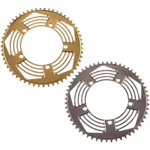 Bicycle Chainwheel Ultra-light Folding Bicycle 56t Aluminum Alloy Single Chainwheel Bicycle Chainring Practical Bike Crank Plate