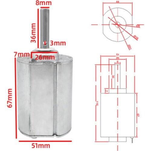 15W High Speed Motor Electric DC 12V 24V 1500rpm 3000rpm PWM Adjustable Reversed Moteur 12 V Volt DIY Drill Cutting Engine 3420