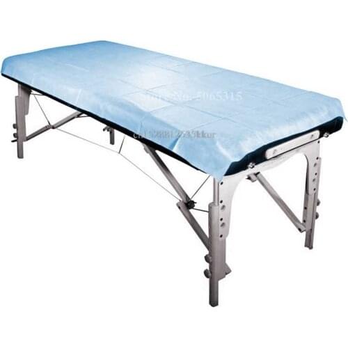 10Pcs Waterproof Disposable Massage SPA Bed Sheet Table Cover Non-Woven Cotton 68.9'' x 29.5'' Beauty Salon Massage Sheet Cover