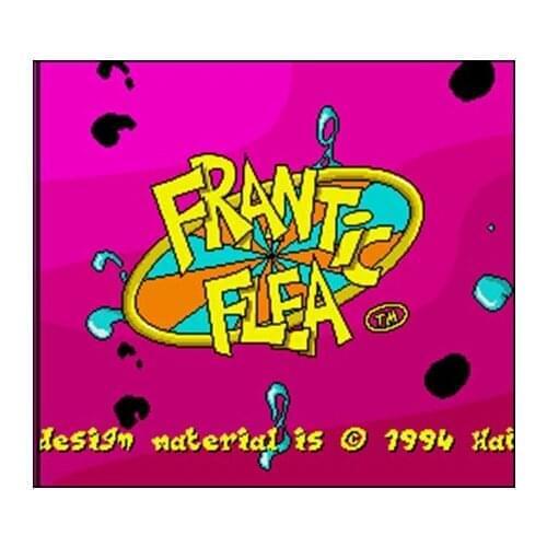 Frantic Flea USA Version 16 bit Big Gray Game Card For NTSC Game Player