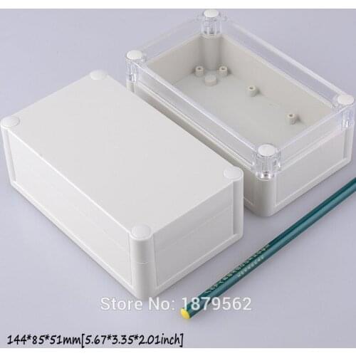 [2 styles] 144*85*51mm IP68 waterproof abs plastic electronics project box ABS junction case distribution enclosure switch box