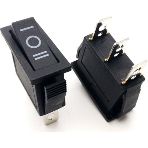 20Pcs AC 16A/250V 20A/125V 3 Pin SPDT ON-OFF-ON 3 Position Boat Rocker Switch 13*31mm KCD3
