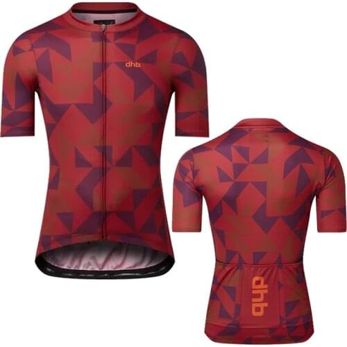 2021 DHB Men Racing Cycling Jersey Quick dry Breathable MTB Cycling Clothing Short sleeve Bicycle Clothes Bike Maillot Ciclismo