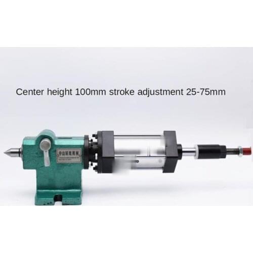 25-75mm Pneumatic Lathe Tailstock Quick and Easy Instrument Tailstock MT3 Automation Activities Manual Switch Hydraulic Pressure