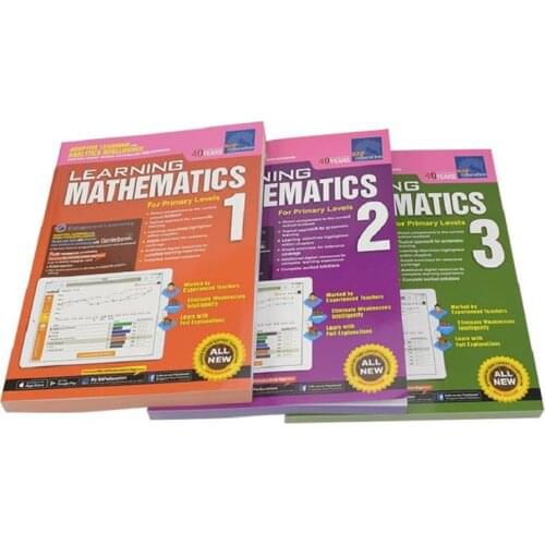 3 Books /Set SAP Learning Mathematics Book Grade 1-3 Children Learn Math Books Singapore Primary School Mathematics Textbook