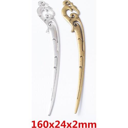 3 pieces of retro metal zinc alloy Hairpin pendant pendant for DIY handmade jewelry necklace making 6702