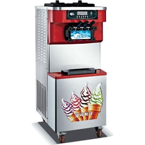 30-40L/H XQ-30X three-color 9L*2 soft ice cream machine 220V/100v make ice cream intelligent desktop ice cream maker
