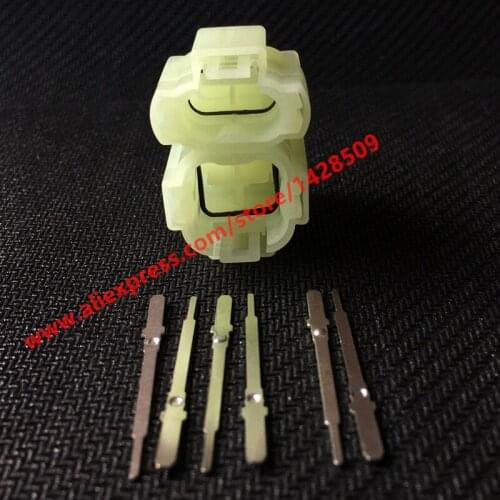 5 Sets Auto Cable Male Harness Connector 6 Pin Socket