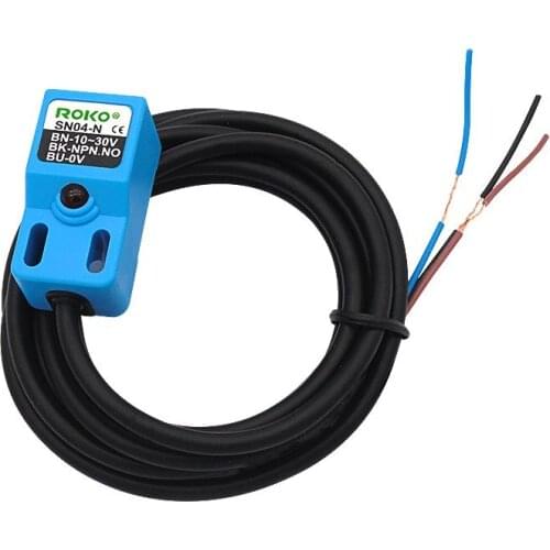 5 pieces ROKO square proximity switch SN04-N N2 P P2 metal sensor DC three-wire NPN PNP normally open normally closed