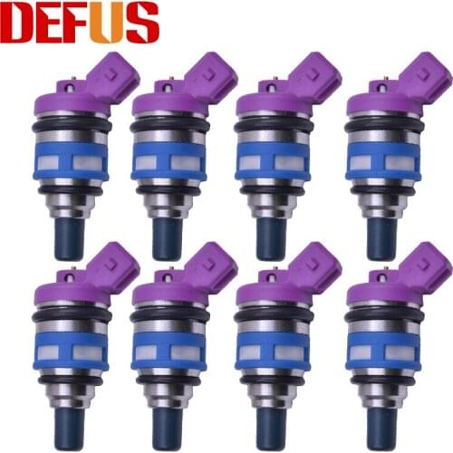 DEFUS Set 8 Fuel injectors Nozzle Bico OE RIN-1009 Direct Replacement Gasoline Fuel Injection Value Engine RIN1009 High Quality