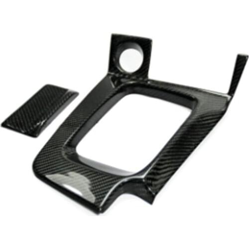 For Nissan GTR R34 Skyline Carbon Fiber Gear Shift Surround Trasmission Console RHD Stick On Modified Car Services Accessories