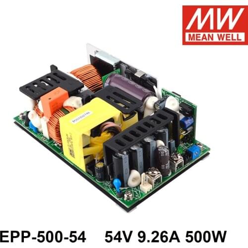 MEAN WELL EPP-500-54 54V 9.26A 500W High Efficiency Industrial Open Frame Switching Power Supply PCB Bare board Power Unit