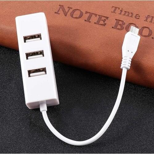 Micro USB To 4 Port OTG Hub USB HUB for Raspberry Pi Zero,Orange Pi,ODROID,Banana Pi Data Cable Accessories Home Travel