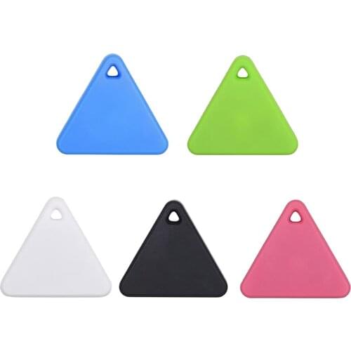 NEW-Pet Smart Mini GPS Tracker Pet Locator Anti-Lost Waterproof Bluetooth Tracker Triangular Kids Dog Cat Tracker