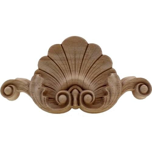 Runbazef Wood Appliques Woodcarving Decal Carved For Furniture Vintage Home Decor Decoration Accessories Modern Feng Shui