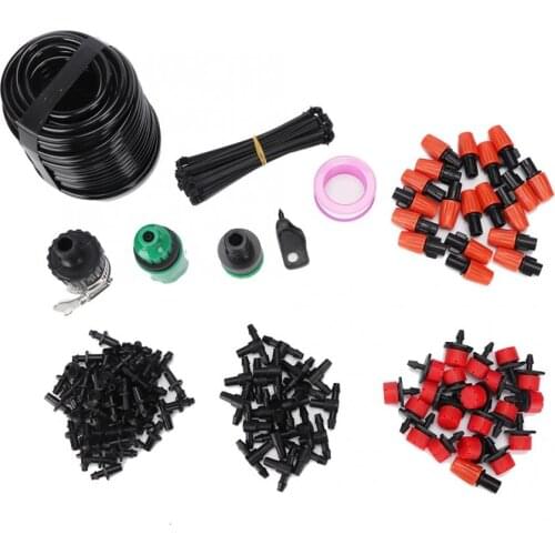 15 Meters Lawn Garden Drip Irrigation System Kit Plant Flower Watering Tool Set Irrigation Hose Set